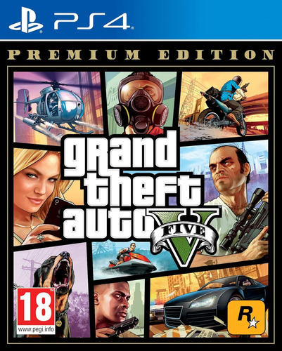 Grand Theft Auto V Gta Premium Ps4 Físico Sellado Nuevo