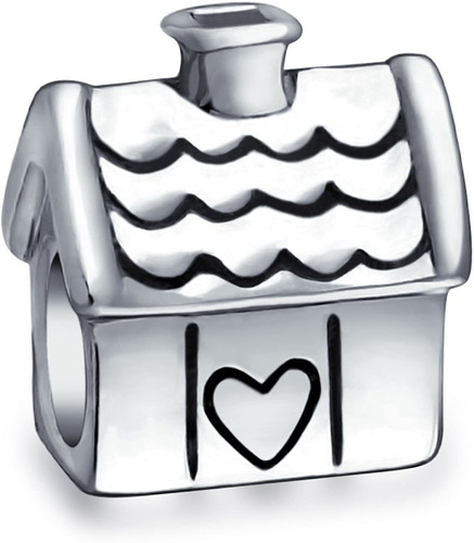 Sweet Heart New Home Owner Family House Charm Bead Para...