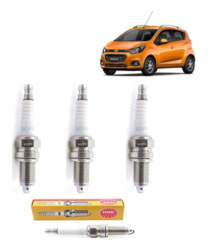 Bujias De Encendido Para Chevrolet Spark Gt 1.2 2010/2019 4u