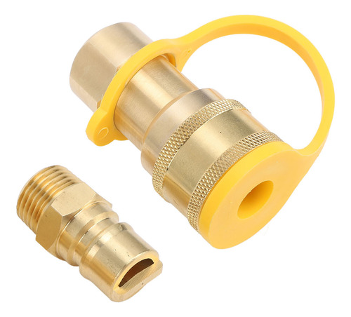 Kit Adaptador Gas Quick Connect De 3 Piezas De Latón De 1/2
