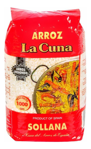 Arroz Redondo Extra Para Paella 1 Kg