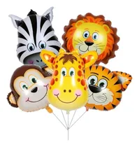 Comprar Kit Globos Animales Selva Jungla Safari Mono Leon Jirafa 