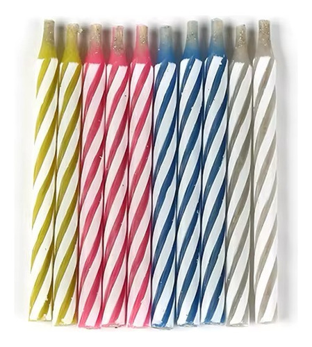 Velas Magicas 24 Piezas Para Cumpleaños