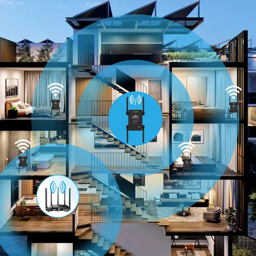 Fl Repetidor Wifi Amplificador Señal Extensor 300mbps 2.4g