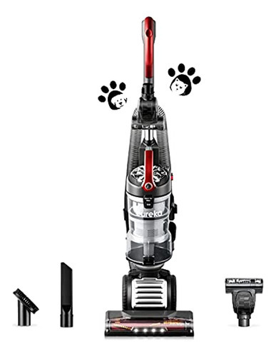 Aspiradora Vertical Para Mascotas Sin Bolsa Floorrover Eurek Color GREY AND RED eureka