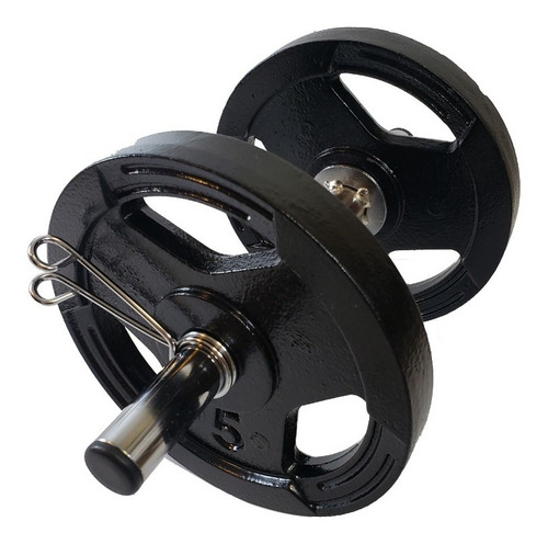 Par Halteres 35cm Cromados Para Musculação Halteres Barras