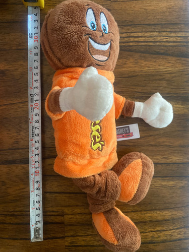 Muñeco Peluche 32cm Hersheys Chocolate World Reeses Café Con Naranja (Usado)