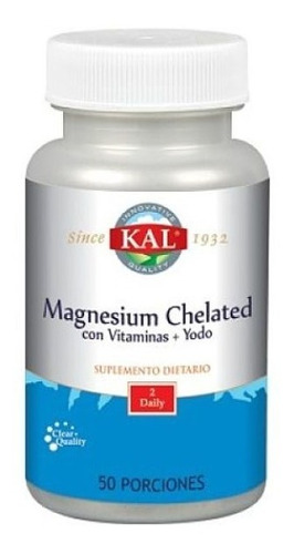 Magnesium Chelated 50 Tab Magna T - Unidad a $93200