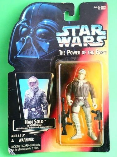 Star Wars Hasbro Han Solo Hoth Gear Potf Power Force Empsw