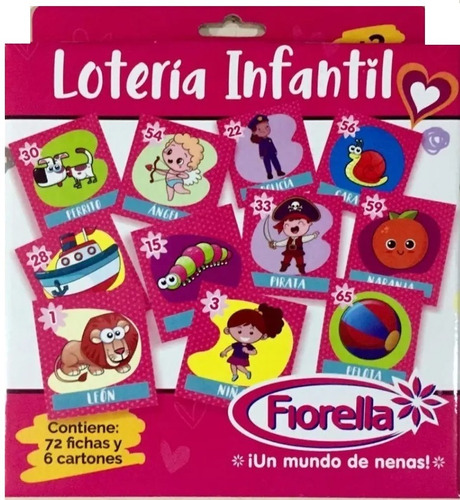 Loteria Infantil Fiorella Casa Valente