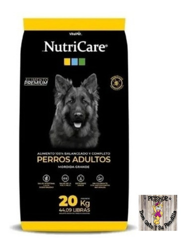 Nutricare Adulto Raza Grande X 20 Kg