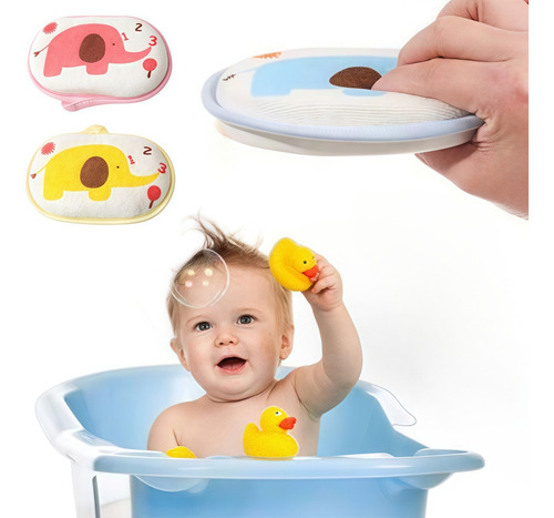 Esponja De Baño Suave Para Bebés, 3 Piezas
