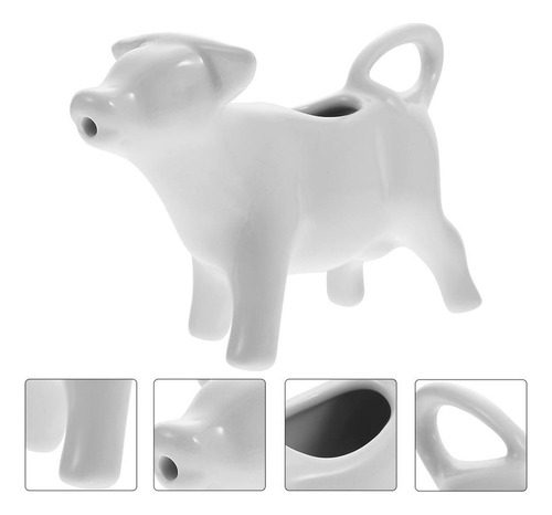 Jarra De Cerámica Para Leche Con Forma De Animales, 2 Unidad