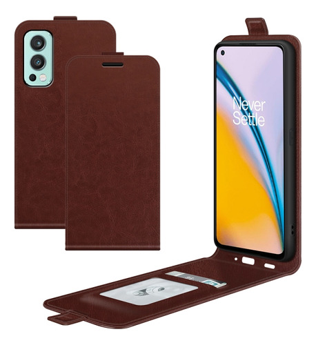 Funda De Piel Tpu Con Tapa Vertical Para Oneplus Nord 2 5g R