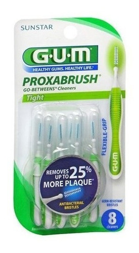 G-u-m Proxabrush Go-betweens Cleaners, Tight 8 Ea (paquete D