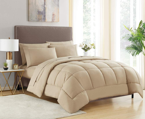 Edredón De Microfibra Con Relleno Para Cama Sweet Home