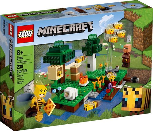 Kit De Construcción Lego Minecraft La Granja De Abejas 21165 238