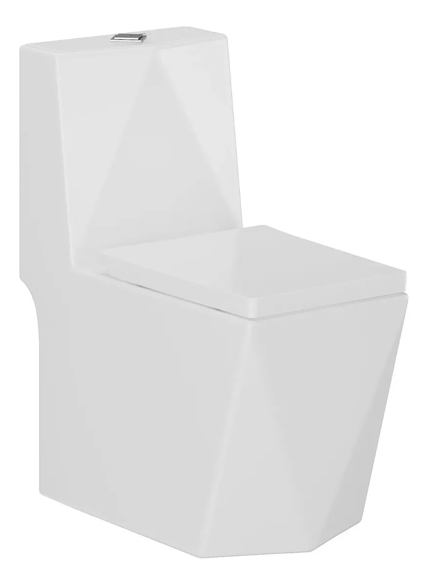 Vaso Sanitário Monobloco Completo - Caixa Acoplada Privada Cor Branco - VAB0005