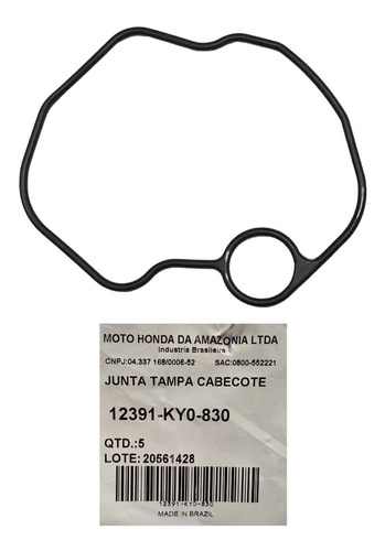 Guarnição Tampa Cabeçote Xlr 125 1997 A 2002 Original Honda