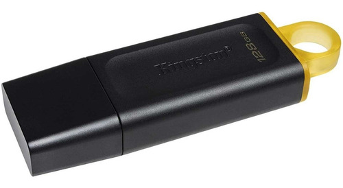 Imagen 3 de 4 de Memoria Usb Kingston Datatraveler Exodia 128gb Usb 3.2 Negro