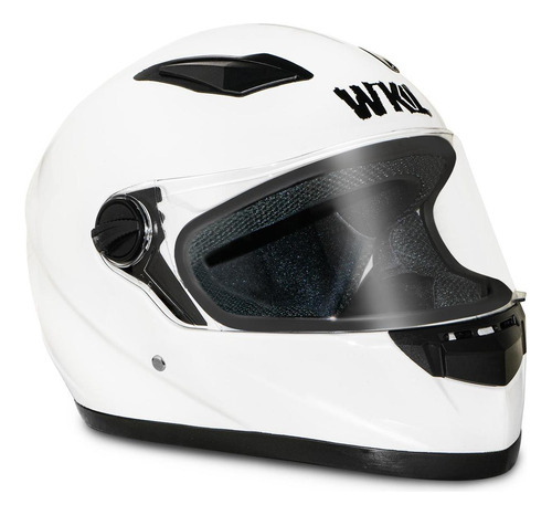 Casco Motocicleta Certificado Dot Moto Wkl Ch-806 Color Blanco Tamaño del casco XL