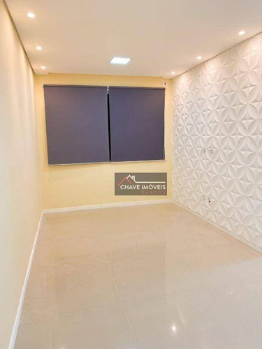 Imagem 4 de 18 de Apartamento Com 2 Dormitórios À Venda, 75 M² Por R$ 345.000,00 - Boqueirão - Santos/sp - Ap3124