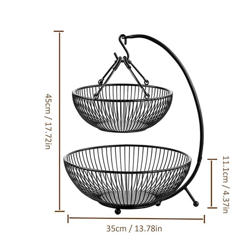 Cesta De Almacenamiento De Frutas Organizador De Frutas Para