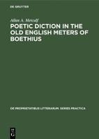 Libro Poetic Diction In The Old English Meters Of Boethiu...