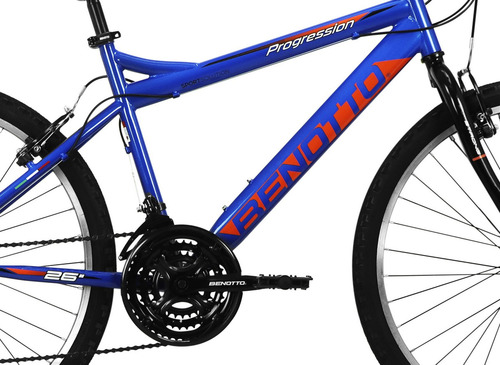 Azul - Bicicleta Benotto Mountain Bike Progression R26 21v F