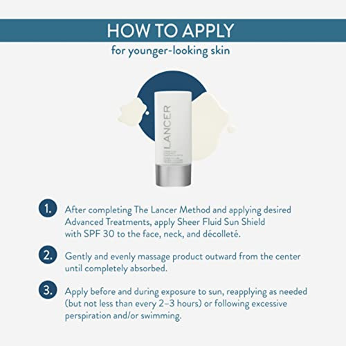 Bloqueador Solar Lancer Skincare Sheer Fluid Sun Shield, Pro