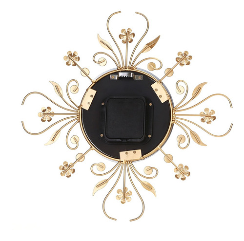 Imagen 2 de 9 de Reloj De Pared Grande Decorativo 3d De Hierro De Arte Modern