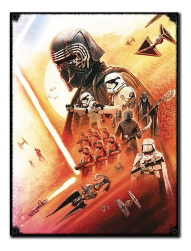 #21 - Cuadro Vintage 30 X 40 / No Chapa Satar Wars Afiche