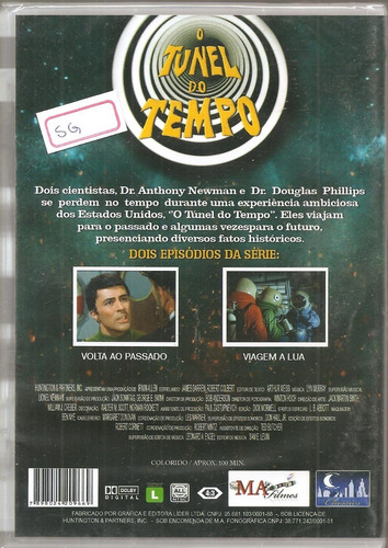 Dvd O Tunel Do Tempo Vol. 1 - Robert Colbert, James Darren