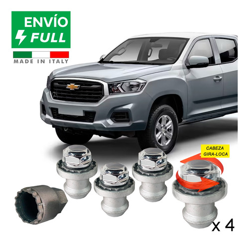 Gorilla - Tornillos Seguridad Chevrolet S10 Todos Los Modelo