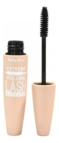 Máscara para cílios Ruby Rose Extreme Volume 9ml cor preto