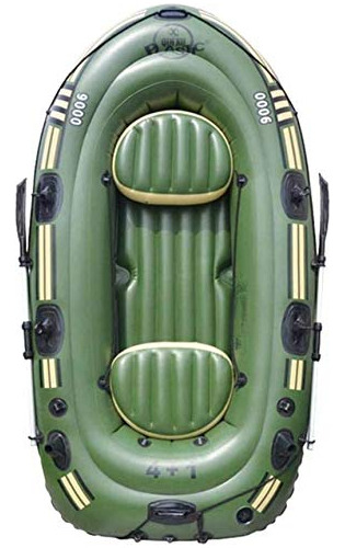 Set Barca Inflable Explorer, Kayak Pesca, 2/3 Personas