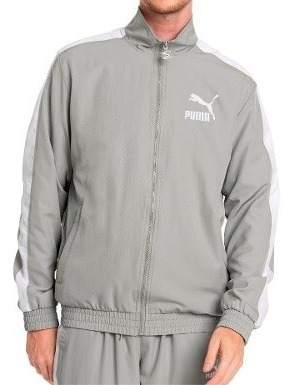 Campera Puma Iconic T7 Gris De Hombre | Mercado Libre