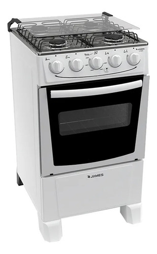 Cocina A Gas James 4 Hornallas C105 B Blanca - Distribuidor