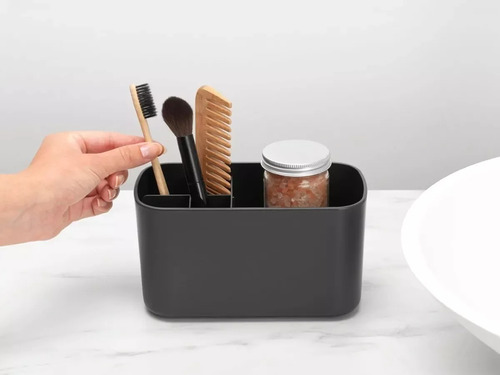 Organizador De Baño Brabantia Dark Grey Original 280085 C