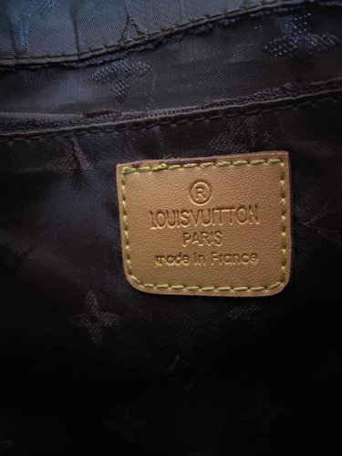 Bandolera Louis Vuitton Marrón Floreado Níquel (Usado)