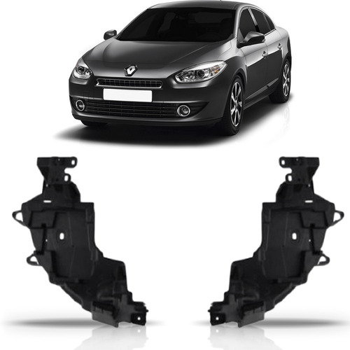 Suporte Parachoque Dianteiro Fluence 2010 11 12 2013 Esquerdo