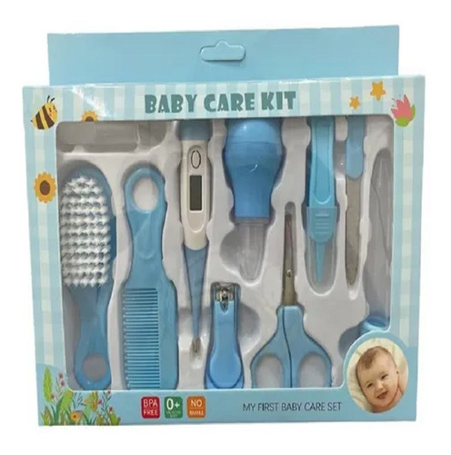 Set De Higiene Y Cuidado Para Bebes 10 Pcs Aseo Niños Bebes