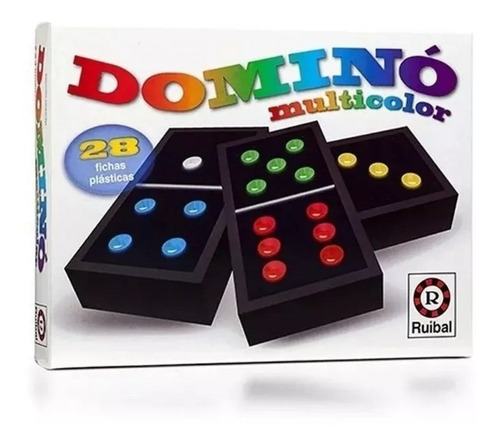 Domino Multicolor Ruibal Juego De Mesa