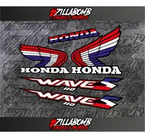 Comprar Kit Calcos Honda Wave S Tricolor