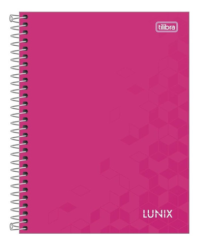 Caderno Colegial Lunix 1 Matéria Cores Sortidas - Tilibra Cor Diversas