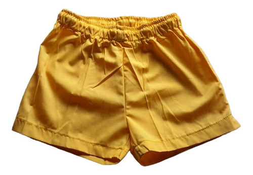 Short Escolar Arciel  Amarillo Talle 6  Unisex