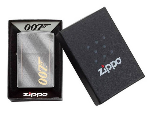 Isqueiro Zippo 29775 James Bond 007 Metal Original C/ Fluido
