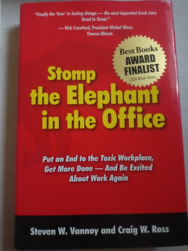 Libro En Inglés Stomp The Elephant In The Office Steven W. V