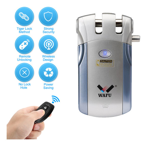 Wafu Wf-018 - Cerradura Con Mando A Distancia Inalámbrico (i