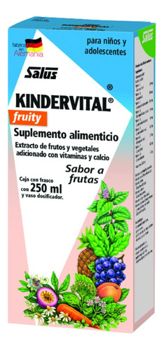 Kindervital Suplemento Para Niños Y Adolescentes 250ml